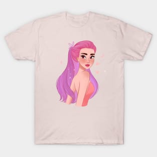 Pink Haired T-Shirt